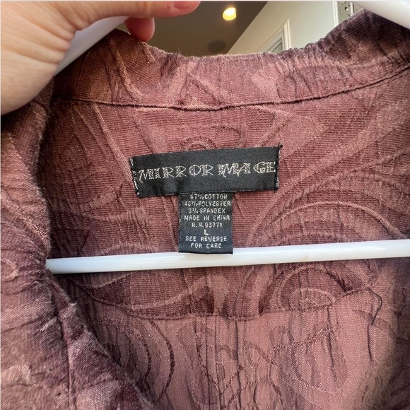 Vintage mirror image printed jacket - Picture 3 of 4